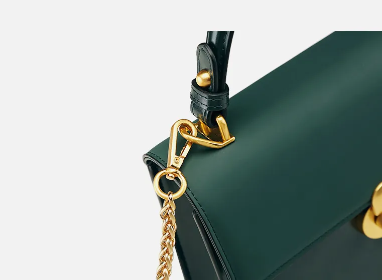 Womens Small Leather Satchel Clutch Handbags