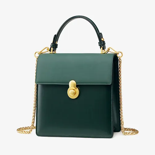 Womens Small Leather Satchel Clutch Handbags