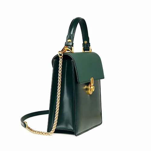 Womens Small Leather Satchel Clutch Handbags