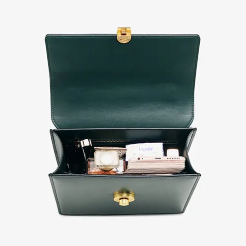 Womens Small Leather Satchel Clutch Handbags