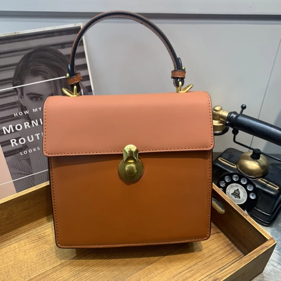 Womens Small Leather Satchel Clutch Handbags