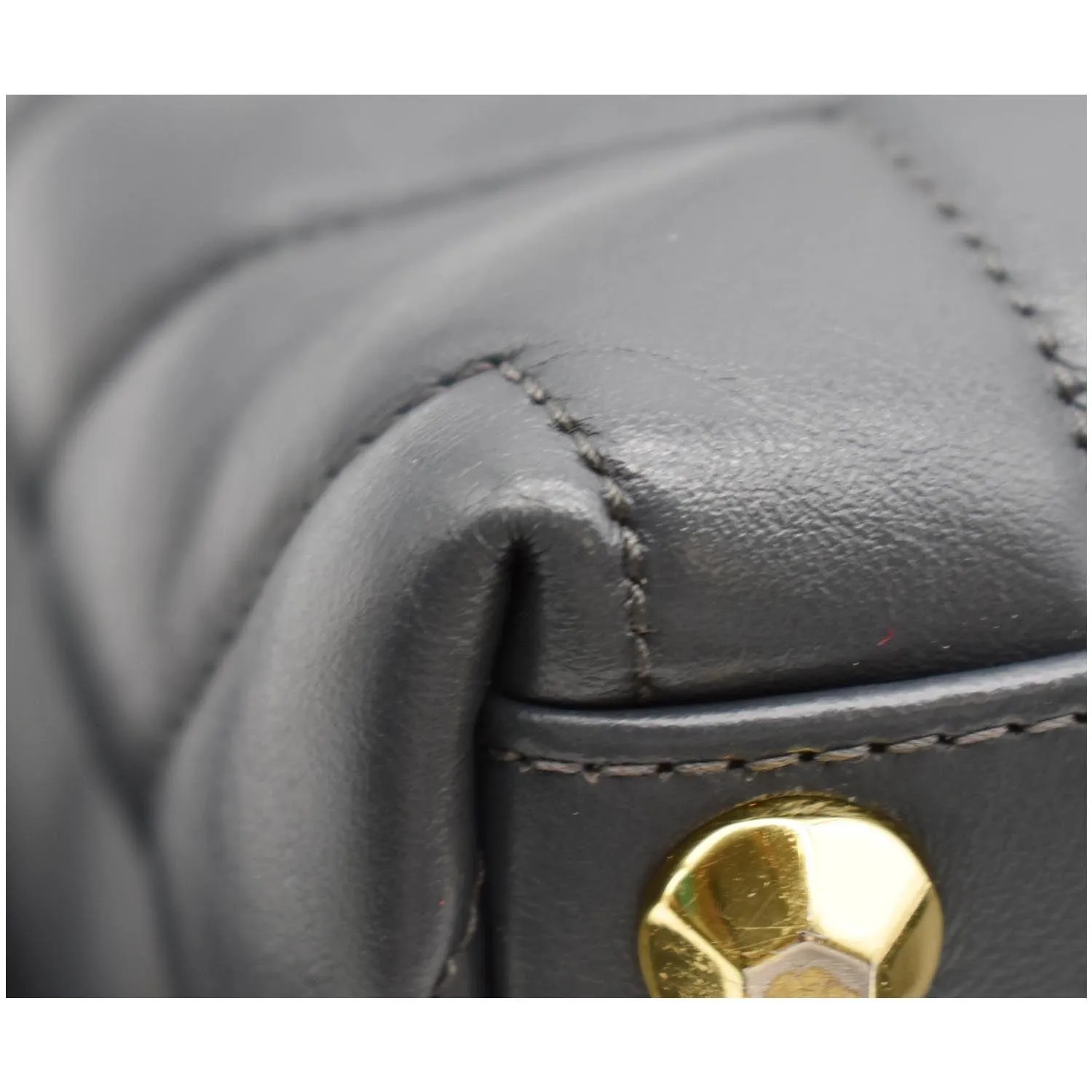 YVES SAINT LAURENT Medium Loulou Matelasse Leather Chain Shoulder Bag Dark Smog