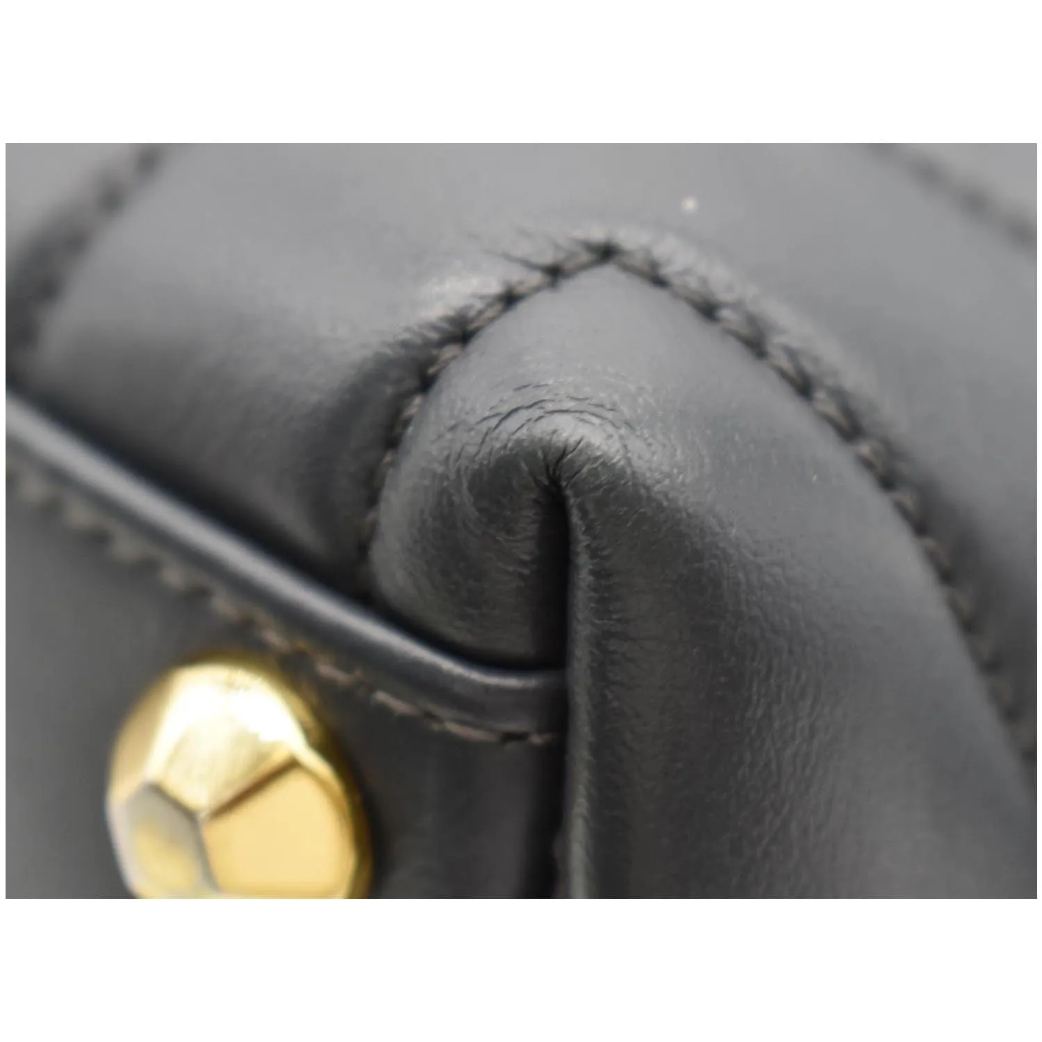 YVES SAINT LAURENT Medium Loulou Matelasse Leather Chain Shoulder Bag Dark Smog