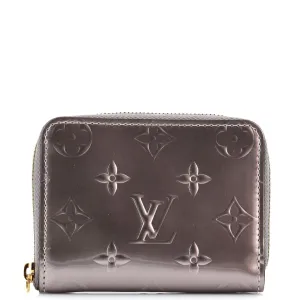 Zippy Coin Purse Metallic Monogram Vernis